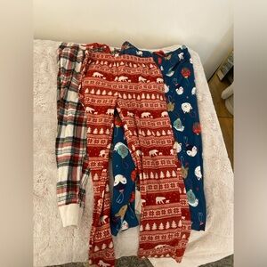 3 pack pajama pants target- small